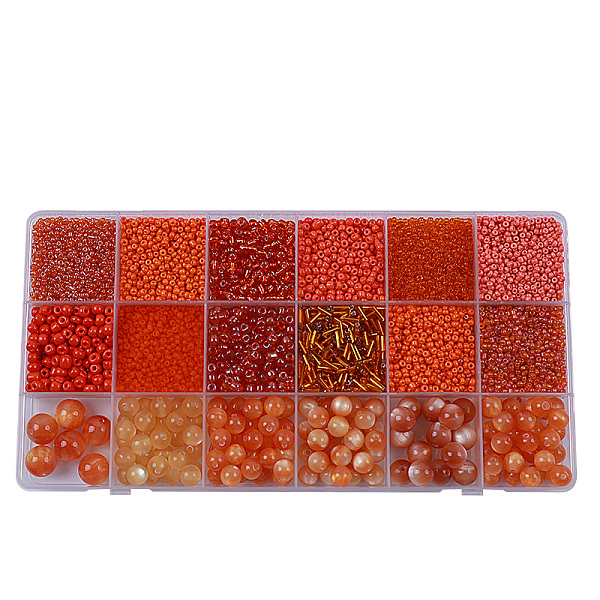 PandaHall DIY 18 Style Resin & Acrylic Beads Jewelry Making Finding Kit, Round & Rice & Tube, Coral, 6.5~7x2~12x1.5~11.5mm, Hole: 0.7~2mm..., Red
PandaHall DIY 18 Style Resin & Acrylic Beads Jewelry Making Finding Kit, Round & Rice & Tube, Coral, 6.5~7x2~12x1.5~11.5mm, Hole: 0.7~2mm..., Red