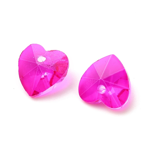 PandaHall Romantic Valentines Ideas Glass Charms, Faceted Heart Pendants, Magenta, 10x10x5mm, Hole: 1mm Glass Heart Pink
PandaHall Romantic Valentines Ideas Glass Charms, Faceted Heart Pendants, Magenta, 10x10x5mm, Hole: 1mm Glass Heart Pink