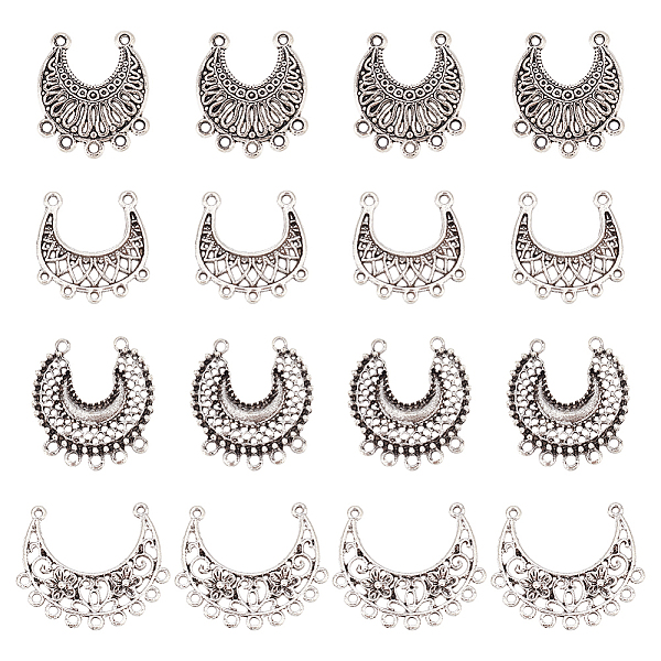 PandaHall arricraft 24 Pcs Alloy Moons Pendants, 4 Styles Antique Silver Moons Pendant Links Tibetan Crescent Moons Pendant Craft Jewelry...
PandaHall arricraft 24 Pcs Alloy Moons Pendants, 4 Styles Antique Silver Moons Pendant Links Tibetan Crescent Moons Pendant Craft Jewelry...