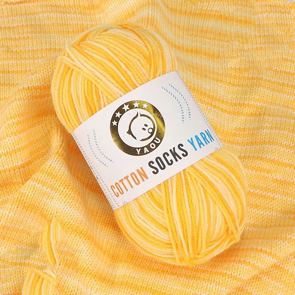 PandaHall 3-Ply Cotton Yarn, for Weaving, Knitting & Crochet, Gold, 2mm Cotton Gold
PandaHall 3-Ply Cotton Yarn, for Weaving, Knitting & Crochet, Gold, 2mm Cotton Gold