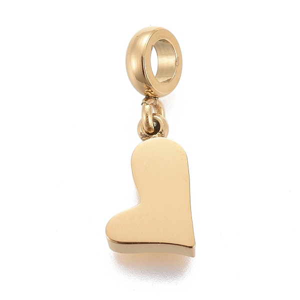 PandaHall 304 Stainless Steel Charms, with Tube Bails, Manual Polishing, Heart, Golden, 15mm, Pendant: 9.5x5.5x1.8mm, Hole: 2.5mm 304...
PandaHall 304 Stainless Steel Charms, with Tube Bails, Manual Polishing, Heart, Golden, 15mm, Pendant: 9.5x5.5x1.8mm, Hole: 2.5mm 304...