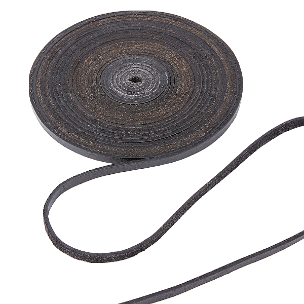 PandaHall GORGECRAFT 5.5Yds 5mm Black Flat Genuine Leather Cord Natural Leather String Lace Strips Full Grain Cowhide Braiding String Roll...
PandaHall GORGECRAFT 5.5Yds 5mm Black Flat Genuine Leather Cord Natural Leather String Lace Strips Full Grain Cowhide Braiding String Roll...