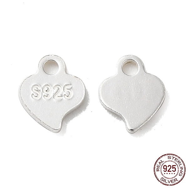 PandaHall 925 Sterling Silver Chain Extender Drop, Chain Tabs, Heart Charms, with S925 Stamp, Silver, 5x4x0.5mm, Hole: 0.8mm, about...
PandaHall 925 Sterling Silver Chain Extender Drop, Chain Tabs, Heart Charms, with S925 Stamp, Silver, 5x4x0.5mm, Hole: 0.8mm, about...