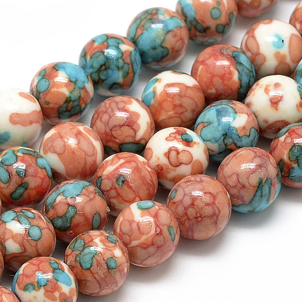 PandaHall Synthetic Ocean White Jade Beads Strands, Dyed, Round, Tomato, 10~11mm, Hole: 1.5mm, about 38pcs/strand, 16.3 inch Ocean White..., Red
PandaHall Synthetic Ocean White Jade Beads Strands, Dyed, Round, Tomato, 10~11mm, Hole: 1.5mm, about 38pcs/strand, 16.3 inch Ocean White..., Red