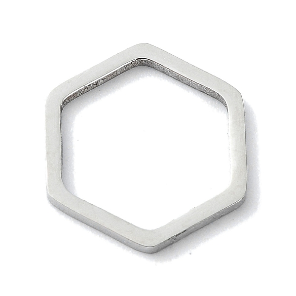 PandaHall 304 Stainless Steel Linking Rings, Hexagon, Stainless Steel Color, 12x13x1mm 304 Stainless Steel Hexagon
PandaHall 304 Stainless Steel Linking Rings, Hexagon, Stainless Steel Color, 12x13x1mm 304 Stainless Steel Hexagon