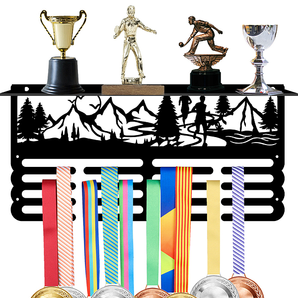 PandaHall Iron Medal Holder & Tray, Medal Display Hanger Rack, Medal Holder Frame, with Screw, Mountain, 100x380x10mm & 200x400mm, Hole: 3mm..., Black
PandaHall Iron Medal Holder & Tray, Medal Display Hanger Rack, Medal Holder Frame, with Screw, Mountain, 100x380x10mm & 200x400mm, Hole: 3mm..., Black