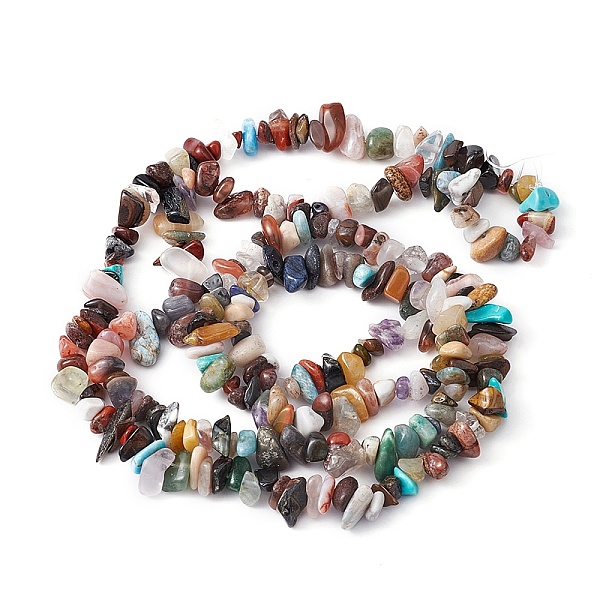 PandaHall Natural & Synthetic Mixed Gemstone Beads Strands, Chip, Mixed Dyed and Undyed, 3~5x7~13x2~4mm, Hole: 0.4mm, 31''(78.74cm) Mixed..., Multicolor
PandaHall Natural & Synthetic Mixed Gemstone Beads Strands, Chip, Mixed Dyed and Undyed, 3~5x7~13x2~4mm, Hole: 0.4mm, 31''(78.74cm) Mixed..., Multicolor