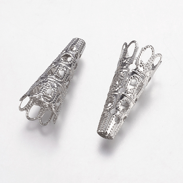 PandaHall 304 Stainless Steel Bead Cone, Apetalous, Stainless Steel Color, 22x9mm, Hole: 3mm 304 Stainless Steel
PandaHall 304 Stainless Steel Bead Cone, Apetalous, Stainless Steel Color, 22x9mm, Hole: 3mm 304 Stainless Steel