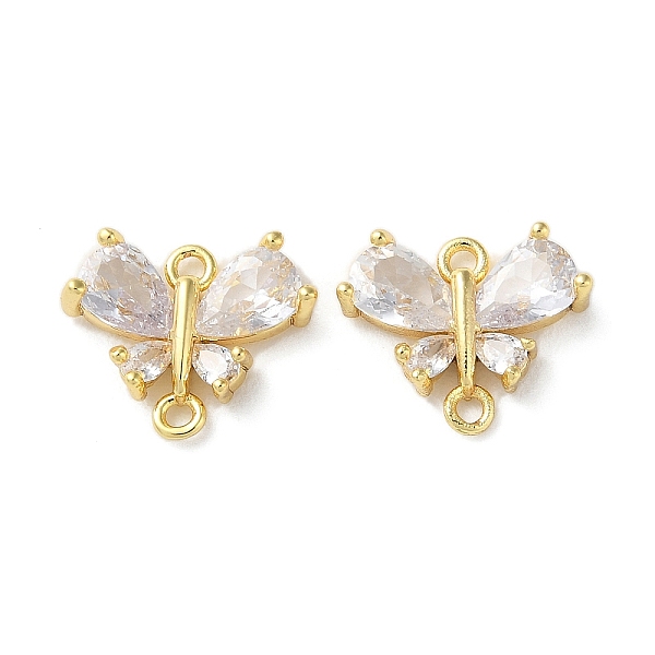 PandaHall Brass Pave Clear Cubic Zirconia Connector Charms, Butterfly Links, Real 18K Gold Plated, 10.5x13x3mm, Hole: 1.3mm Brass+Cubic...
PandaHall Brass Pave Clear Cubic Zirconia Connector Charms, Butterfly Links, Real 18K Gold Plated, 10.5x13x3mm, Hole: 1.3mm Brass+Cubic...