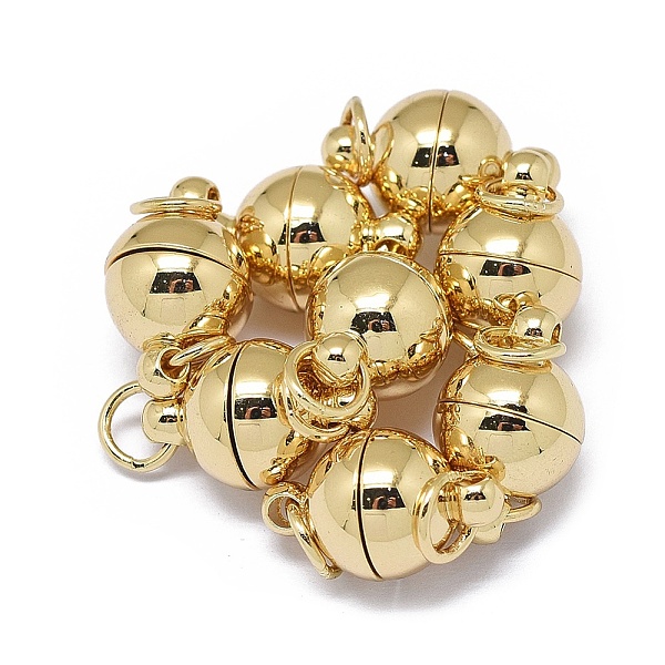 PandaHall Rack Plating Brass Magnetic Clasps, N45 Grade Strong Magnet, with Soldered Jump Rings, Long-Lasting Plated, Round, Light Gold...
PandaHall Rack Plating Brass Magnetic Clasps, N45 Grade Strong Magnet, with Soldered Jump Rings, Long-Lasting Plated, Round, Light Gold...
