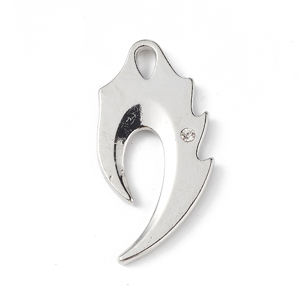 PandaHall Alloy Rhinestone Pendants, Cadmium Free & Lead Free, Jagged Shape Charms, Platinum, 50x25x3mm, Hole: 4x7mm Acrylic+Rhinestone...
PandaHall Alloy Rhinestone Pendants, Cadmium Free & Lead Free, Jagged Shape Charms, Platinum, 50x25x3mm, Hole: 4x7mm Acrylic+Rhinestone...