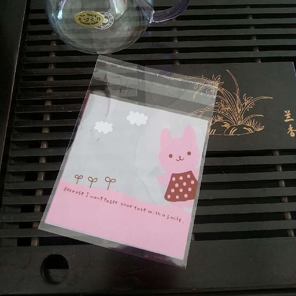 PandaHall Printed Plastic Bags, with Adhesive, Pink, 13x10cm, Unilateral Thickness: 0.035mm, Inner Measure: 10x10cm, about 100pcs/bag...
PandaHall Printed Plastic Bags, with Adhesive, Pink, 13x10cm, Unilateral Thickness: 0.035mm, Inner Measure: 10x10cm, about 100pcs/bag...