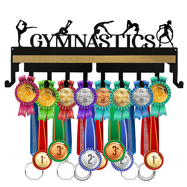 PandaHall Iron Medal Holder, with Wood Board, Medal Holder Frame, Gymnastics, Sports, Medal Holder: 367x132x1.5mm,Wood Board: 348x80mm Iron...
PandaHall Iron Medal Holder, with Wood Board, Medal Holder Frame, Gymnastics, Sports, Medal Holder: 367x132x1.5mm,Wood Board: 348x80mm Iron...