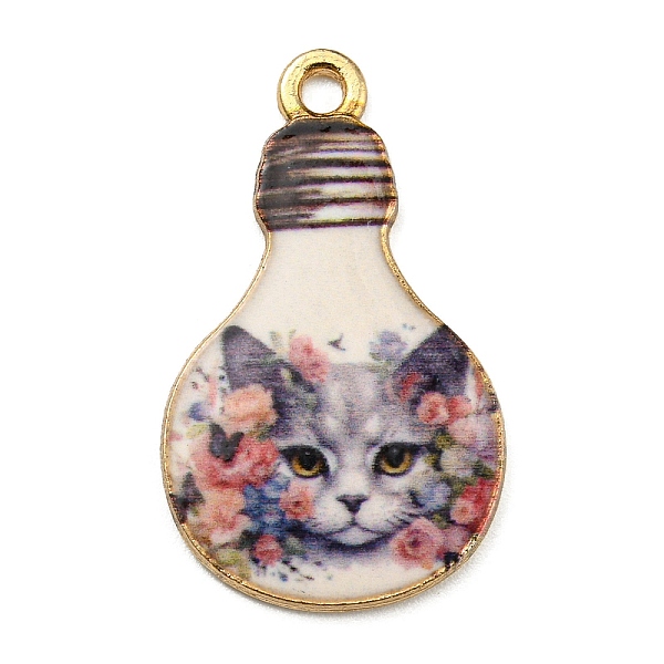 PandaHall Alloy Pendant, Lead Free & Cadmium Free & Nickel Free, Lamp Bulb with Cat Shape, Old Lace, 28x17x1.5mm, Hole: 1.8mm Alloy Cat...
PandaHall Alloy Pendant, Lead Free & Cadmium Free & Nickel Free, Lamp Bulb with Cat Shape, Old Lace, 28x17x1.5mm, Hole: 1.8mm Alloy Cat...