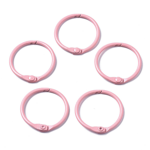 PandaHall Spray Painted Iron Split Key Rings, Ring, Pink, 30x4mm Iron Ring Pink
PandaHall Spray Painted Iron Split Key Rings, Ring, Pink, 30x4mm Iron Ring Pink