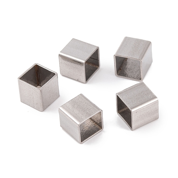 PandaHall 304 Stainless Steel European Beads, Large Hole Beads, Cube, Stainless Steel Color, 8x8x8mm, Hole: 6x6mm 304 Stainless Steel Cube
PandaHall 304 Stainless Steel European Beads, Large Hole Beads, Cube, Stainless Steel Color, 8x8x8mm, Hole: 6x6mm 304 Stainless Steel Cube