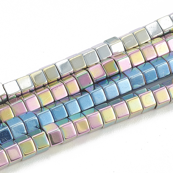 PandaHall Electroplate Non-magnetic Synthetic Hematite Beads Strands, Hexagon, Mixed Color, 3x2mm, Hole: 0.8mm, about 185pcs/strand, 16.14...
PandaHall Electroplate Non-magnetic Synthetic Hematite Beads Strands, Hexagon, Mixed Color, 3x2mm, Hole: 0.8mm, about 185pcs/strand, 16.14...