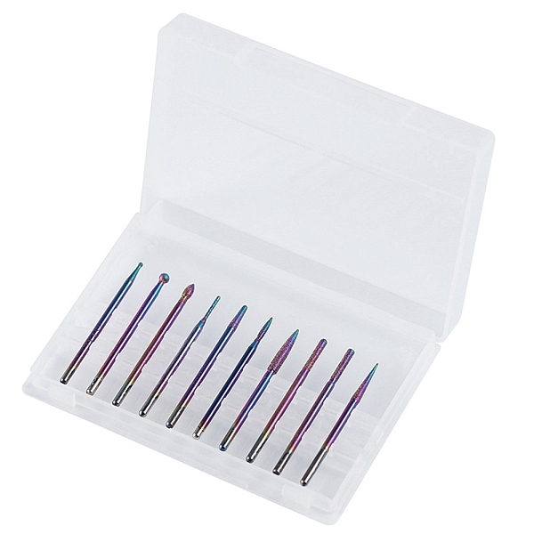 PandaHall Tungsten Steel Alloy Grinding Head, Nail Drill Bit, Electric Manicure Machine Accessories, Colorful, 10x6.5cm, 10pcs/box Alloy
PandaHall Tungsten Steel Alloy Grinding Head, Nail Drill Bit, Electric Manicure Machine Accessories, Colorful, 10x6.5cm, 10pcs/box Alloy