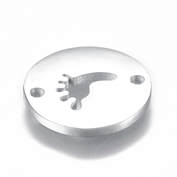 PandaHall 304 Stainless Steel Links connectors, Flat Round with Feet, Stainless Steel Color, 12x1mm, Hole: 1.2mm 304 Stainless Steel Flat...
PandaHall 304 Stainless Steel Links connectors, Flat Round with Feet, Stainless Steel Color, 12x1mm, Hole: 1.2mm 304 Stainless Steel Flat...
