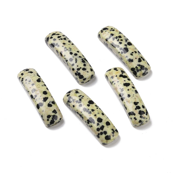 PandaHall Natural Dalmatian Jasper Connector Charms, Curved Tube, Arch, 36~37x10.5~11x5.5~6mm, Hole: 1.2mm Dalmatian Jasper Arch
PandaHall Natural Dalmatian Jasper Connector Charms, Curved Tube, Arch, 36~37x10.5~11x5.5~6mm, Hole: 1.2mm Dalmatian Jasper Arch