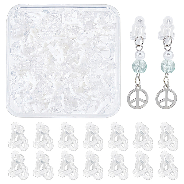 PandaHall arricraft 50 Pcs Plastic Clip on Earrings, White Plastic Non Pierced Ears Stud Hole Less Earring Componesnts Clip on Earring...
PandaHall arricraft 50 Pcs Plastic Clip on Earrings, White Plastic Non Pierced Ears Stud Hole Less Earring Componesnts Clip on Earring...