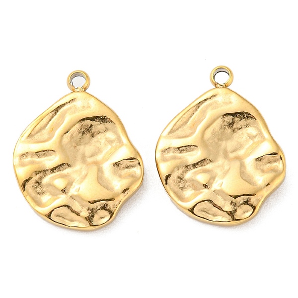 PandaHall 304 Stainless Steel Pendants, Textured, Irregular Oval Charm, Real 14K Gold Plated, 17x13x3mm, Hole: 1.5mm 304 Stainless Steel...
PandaHall 304 Stainless Steel Pendants, Textured, Irregular Oval Charm, Real 14K Gold Plated, 17x13x3mm, Hole: 1.5mm 304 Stainless Steel...