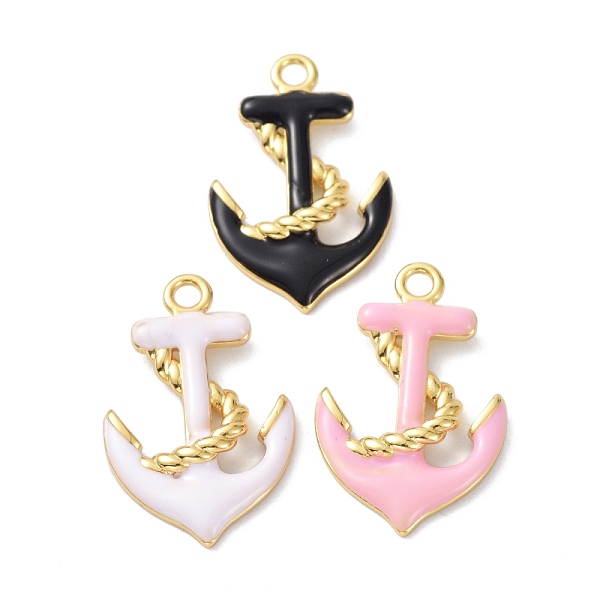 PandaHall Eco-Friendly Brass Enamel Pendants, Long-Lasting Plated, Anchor, Real 18K Gold Plated, Mixed Color, 25x16x3mm, Hole: 2mm..., Multicolor
PandaHall Eco-Friendly Brass Enamel Pendants, Long-Lasting Plated, Anchor, Real 18K Gold Plated, Mixed Color, 25x16x3mm, Hole: 2mm..., Multicolor