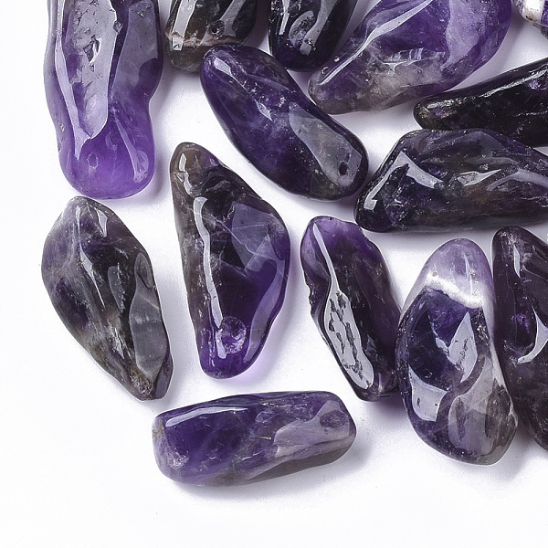 PandaHall Natural Amethyst Beads, Tumbled Stone, Chip, 25~40x10~16x6~12mm, Hole: 0.6mm Amethyst Nuggets
PandaHall Natural Amethyst Beads, Tumbled Stone, Chip, 25~40x10~16x6~12mm, Hole: 0.6mm Amethyst Nuggets