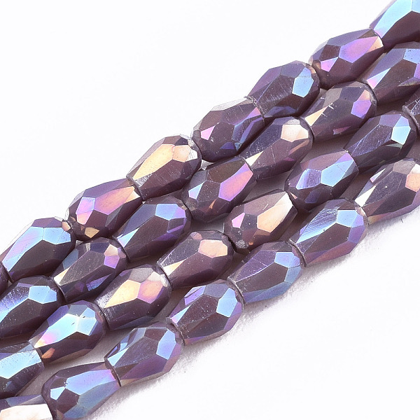 PandaHall Electroplate Glass Beads Strands, AB Color Plated, Faceted Teardrop, Old Rose, 4x3mm, Hole: 0.7mm, about 98~99pcs/strand...
PandaHall Electroplate Glass Beads Strands, AB Color Plated, Faceted Teardrop, Old Rose, 4x3mm, Hole: 0.7mm, about 98~99pcs/strand...