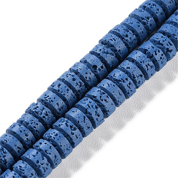 PandaHall Synthetic Lava Rock Dyed Beads Strands, Rondelle, Royal Blue, 8~8.5x4mm, Hole: 0.7mm, about 90pcs/strand, 14.96''(38cm) Lava Rock...
PandaHall Synthetic Lava Rock Dyed Beads Strands, Rondelle, Royal Blue, 8~8.5x4mm, Hole: 0.7mm, about 90pcs/strand, 14.96''(38cm) Lava Rock...