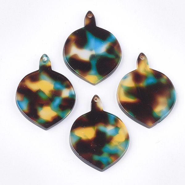 PandaHall Cellulose Acetate(Resin) Pendants, Leopard Print, Leaf, Colorful, 30x22x3mm, Hole: 1.4mm Cellulose Acetate Leaf
PandaHall Cellulose Acetate(Resin) Pendants, Leopard Print, Leaf, Colorful, 30x22x3mm, Hole: 1.4mm Cellulose Acetate Leaf
