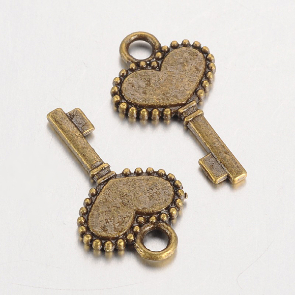 PandaHall Tibetan Style Alloy Pendants, Lead Free & Cadmium Free, Skeleton Key, Antique Bronze, 17x11x1mm, Hole: 2mm Alloy Key
PandaHall Tibetan Style Alloy Pendants, Lead Free & Cadmium Free, Skeleton Key, Antique Bronze, 17x11x1mm, Hole: 2mm Alloy Key