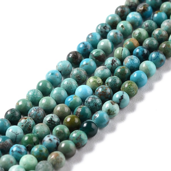 PandaHall Natural HuBei Turquoise Beads Strands, Round, Grade AB+, 3.5mm, Hole: 0.6mm, about 116pcs/strand, 15.35''(39cm) HuBei Turquoise...
PandaHall Natural HuBei Turquoise Beads Strands, Round, Grade AB+, 3.5mm, Hole: 0.6mm, about 116pcs/strand, 15.35''(39cm) HuBei Turquoise...