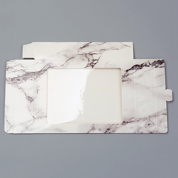 PandaHall Marble Texture Pattern Paper Gift Boxes, with Clear Window, Packaging Boxes, White, Box: 17.5x13.5x3.5cm Paper Rectangle White
PandaHall Marble Texture Pattern Paper Gift Boxes, with Clear Window, Packaging Boxes, White, Box: 17.5x13.5x3.5cm Paper Rectangle White