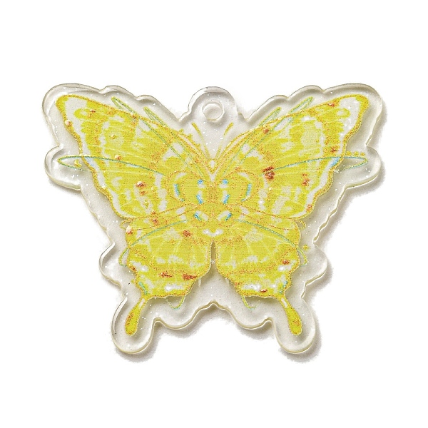 PandaHall Acrylic Pendant, Butterfly, Yellow, 34x42.5x2.5mm, Hole: 2mm Acrylic Butterfly Yellow
PandaHall Acrylic Pendant, Butterfly, Yellow, 34x42.5x2.5mm, Hole: 2mm Acrylic Butterfly Yellow