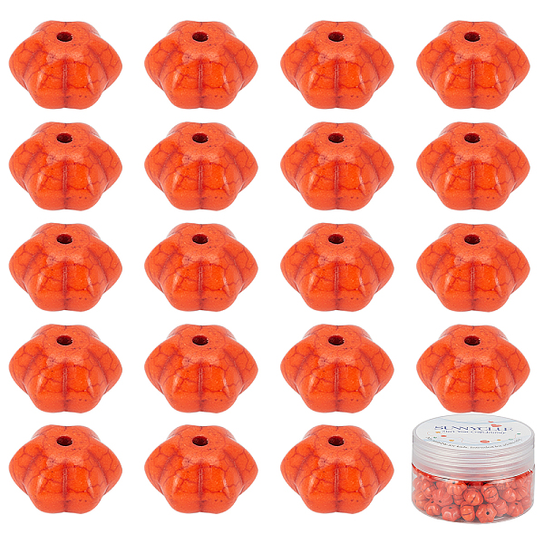 PandaHall SUNNYCLUE DIY Pumpkin Bead Stretch Bracelets Making Kits, Including 100pcs Dyed Synthetic Turquoise Beads, Elastic Thread, Orange...
PandaHall SUNNYCLUE DIY Pumpkin Bead Stretch Bracelets Making Kits, Including 100pcs Dyed Synthetic Turquoise Beads, Elastic Thread, Orange...