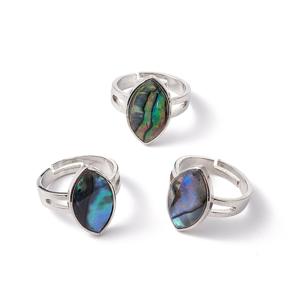 PandaHall Natural Paua Shell Adjustable Rings, Brass Jewelry for Women, Platinum, Cadmium Free & Lead Free, Horse Eye Pattern, Ring Surface...
PandaHall Natural Paua Shell Adjustable Rings, Brass Jewelry for Women, Platinum, Cadmium Free & Lead Free, Horse Eye Pattern, Ring Surface...