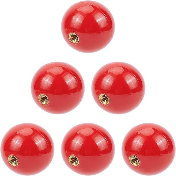 PandaHall Plastic Round Beads, Screw Hole Beads, Golden, FireBrick, 35mm, Hole: 5mm Plastic Round Red
PandaHall Plastic Round Beads, Screw Hole Beads, Golden, FireBrick, 35mm, Hole: 5mm Plastic Round Red