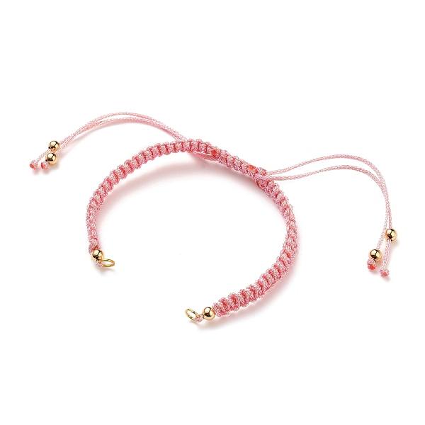 PandaHall Adjustable Braided Polyester Cord Bracelet Making, with 304 Stainless Steel Open Jump Rings, Round Brass Beads, Pearl Pink, Single...
PandaHall Adjustable Braided Polyester Cord Bracelet Making, with 304 Stainless Steel Open Jump Rings, Round Brass Beads, Pearl Pink, Single...