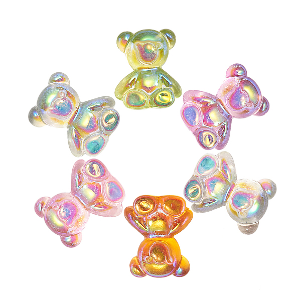 PandaHall Transparent Resin Cabochons, Bear, AB Color, Mixed Color, 21.5x18.5x8.5mm, 5pcs/color, 5 colors, 25pcs/bag Resin Bear Multicolor
PandaHall Transparent Resin Cabochons, Bear, AB Color, Mixed Color, 21.5x18.5x8.5mm, 5pcs/color, 5 colors, 25pcs/bag Resin Bear Multicolor