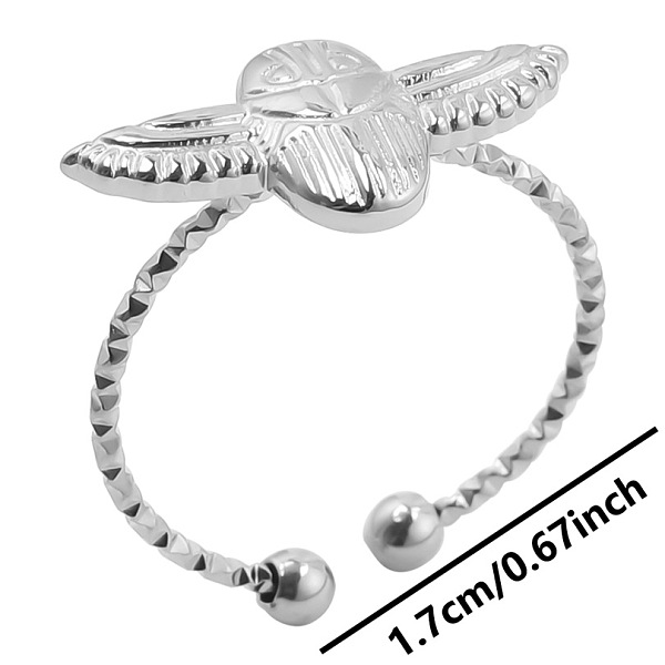 PandaHall 304 Stainless Steel Owl Cuff Ring for Unisex, Minimalist Adjustable Non-fading Jewelry, Stainless Steel Color 304 Stainless Steel...
PandaHall 304 Stainless Steel Owl Cuff Ring for Unisex, Minimalist Adjustable Non-fading Jewelry, Stainless Steel Color 304 Stainless Steel...