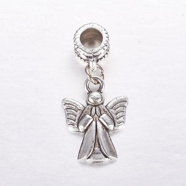 PandaHall Tibetan Style Alloy European Dangle Charms, Large Hole Pendants, Angel, Antique Silver, 31mm, Hole: 4.5mm, Pendant: 19.5x14.5x3mm...
PandaHall Tibetan Style Alloy European Dangle Charms, Large Hole Pendants, Angel, Antique Silver, 31mm, Hole: 4.5mm, Pendant: 19.5x14.5x3mm...