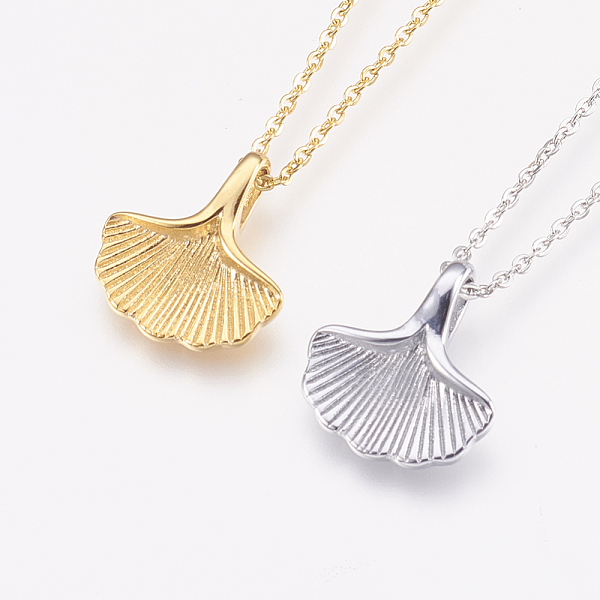 PandaHall 304 Stainless Steel Pendant Necklaces, Ginkgo Leaf, Mixed Color, 18.03 inch(45.8cm), 1.5mm 304 Stainless Steel Multicolor
PandaHall 304 Stainless Steel Pendant Necklaces, Ginkgo Leaf, Mixed Color, 18.03 inch(45.8cm), 1.5mm 304 Stainless Steel Multicolor