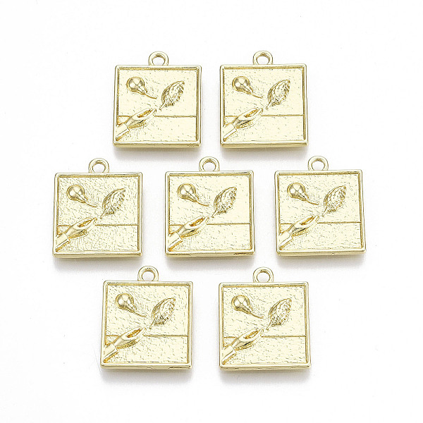 PandaHall Rack Plating Alloy Pendants, Cadmium Free & Lead Free, Square with Hand & Pear & Grape, Light Gold, 19x16x2mm, Hole: 1.8mm Alloy...
PandaHall Rack Plating Alloy Pendants, Cadmium Free & Lead Free, Square with Hand & Pear & Grape, Light Gold, 19x16x2mm, Hole: 1.8mm Alloy...