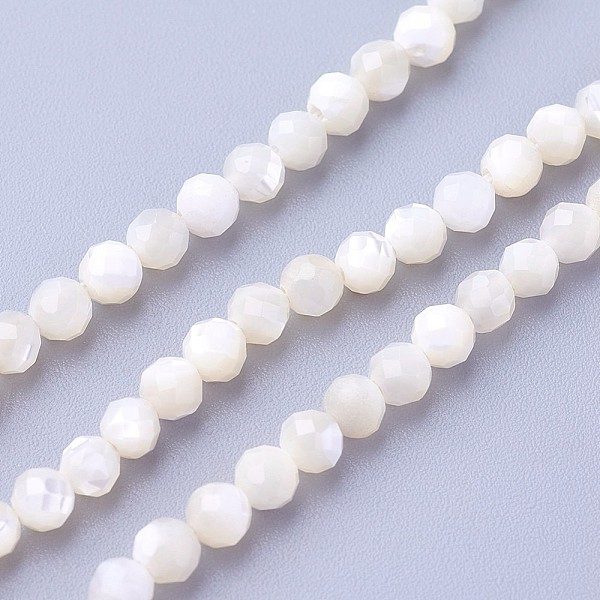 PandaHall Natural Shell Beads Strands, Faceted, Round, 3~3.5mm, Hole: 0.5mm, about 115~130pcs/strand, 14.5~16.1 inch(37~41cm) Other Sea..., Yellow
PandaHall Natural Shell Beads Strands, Faceted, Round, 3~3.5mm, Hole: 0.5mm, about 115~130pcs/strand, 14.5~16.1 inch(37~41cm) Other Sea..., Yellow