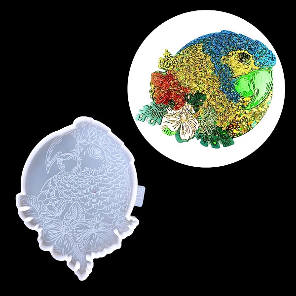 PandaHall Bird with Flower Cup Mat Silicone Molds, Resin Coaster Molds, for UV Resin & Epoxy Resin Craft Making, White, 150x115x9mm Silicone...
PandaHall Bird with Flower Cup Mat Silicone Molds, Resin Coaster Molds, for UV Resin & Epoxy Resin Craft Making, White, 150x115x9mm Silicone...