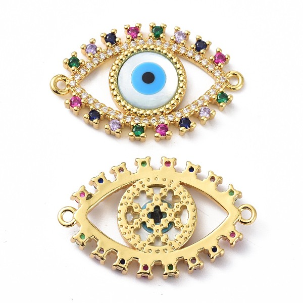 PandaHall Eco-Friendly Brass Micro Pave Colorful Cubic Zirconia Shell Links Connectors, Long-Lasting Plated, Eye, Real 18K Gold Plated...
PandaHall Eco-Friendly Brass Micro Pave Colorful Cubic Zirconia Shell Links Connectors, Long-Lasting Plated, Eye, Real 18K Gold Plated...