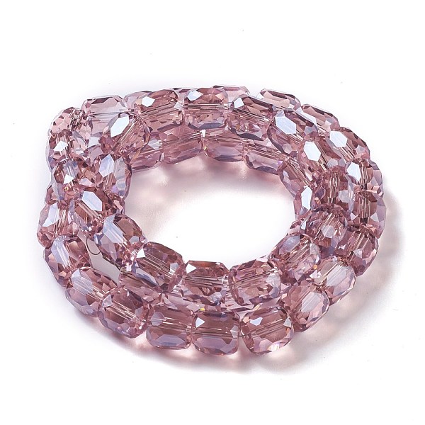 PandaHall Electroplate Glass Beads, Pearl Luster Plated, Faceted Barrel, Old Rose, 10x10mm, Hole: 1mm Glass Barrel
PandaHall Electroplate Glass Beads, Pearl Luster Plated, Faceted Barrel, Old Rose, 10x10mm, Hole: 1mm Glass Barrel