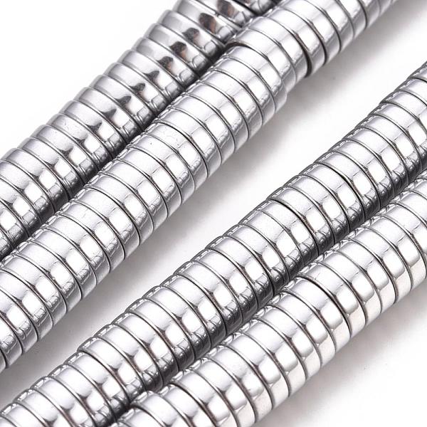 PandaHall Electroplate Non-magnetic Synthetic Hematite Beads Strands, Heishi Beads, Disc/Flat Round, Silver Plated, 8x2mm, Hole: 1mm, about...
PandaHall Electroplate Non-magnetic Synthetic Hematite Beads Strands, Heishi Beads, Disc/Flat Round, Silver Plated, 8x2mm, Hole: 1mm, about...