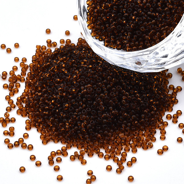 PandaHall 15/0 Transparent Czech Glass Seed Beads, Round, Sienna, 1.5x1mm, Hole: 0.5mm, about 500g/bag Czech Glass Brown
PandaHall 15/0 Transparent Czech Glass Seed Beads, Round, Sienna, 1.5x1mm, Hole: 0.5mm, about 500g/bag Czech Glass Brown
